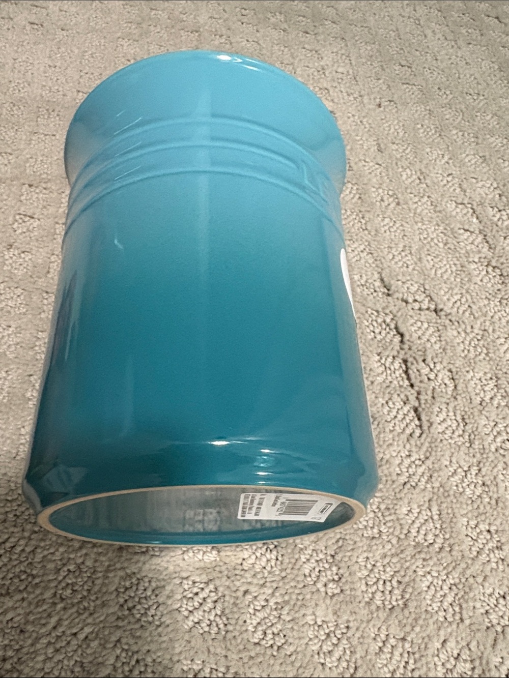 Le Creuset 1 L Utensil Crock in Caribbean Blue - Picture 6 of 8